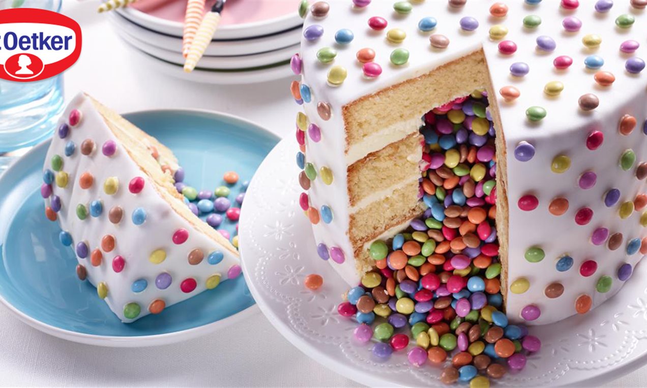 Pinata gâteau. Activité originale fête ou anniversaire