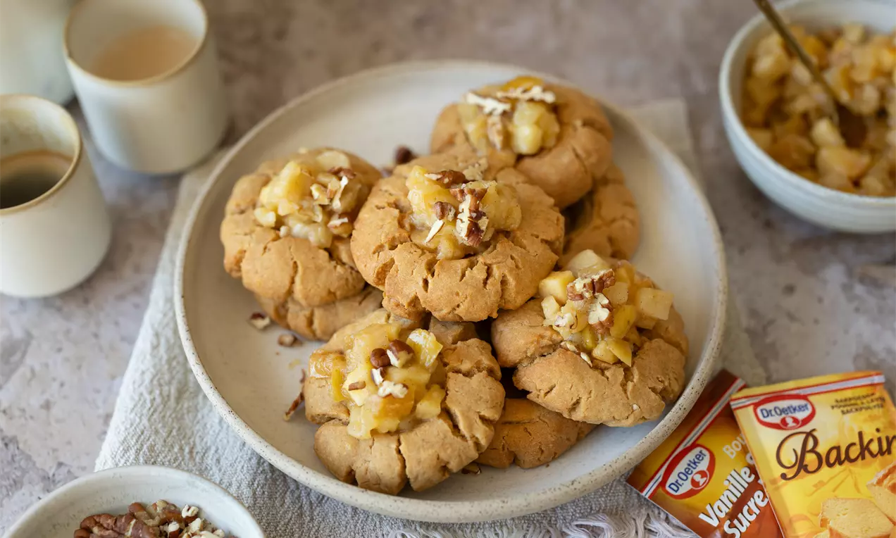 Vegan appel cookies