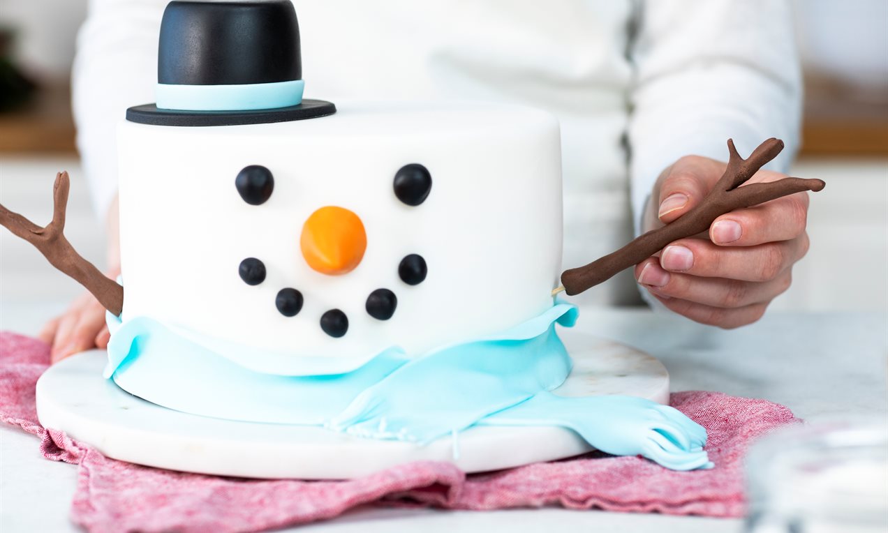 Picture - Snowman Cake sjaal fr