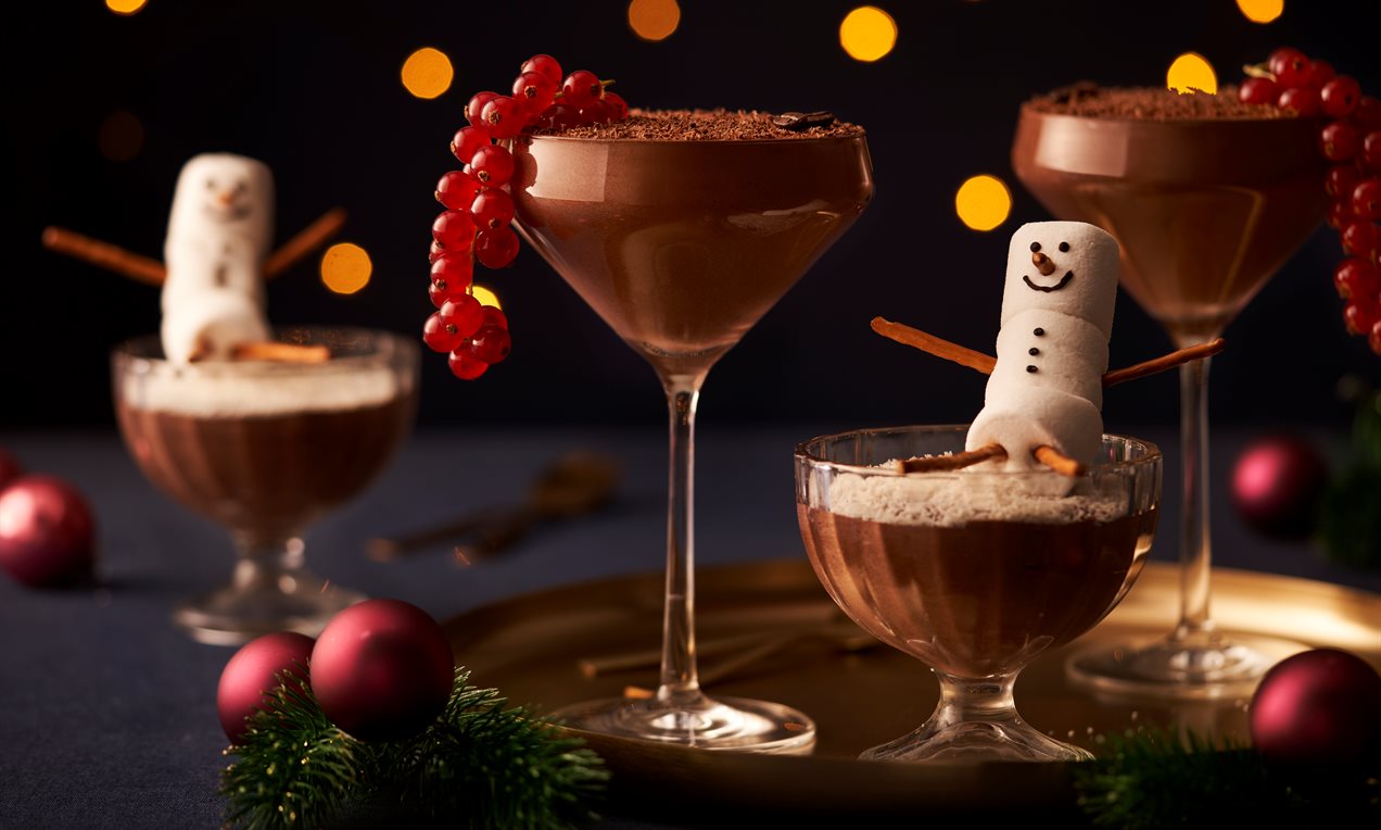 Chocolade Martini zonder alcohol Recept Dr. Oetker