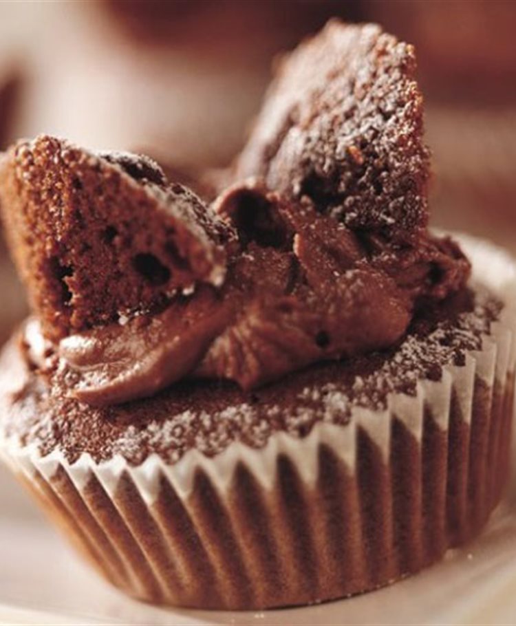 Vlindercupcakes chocolade