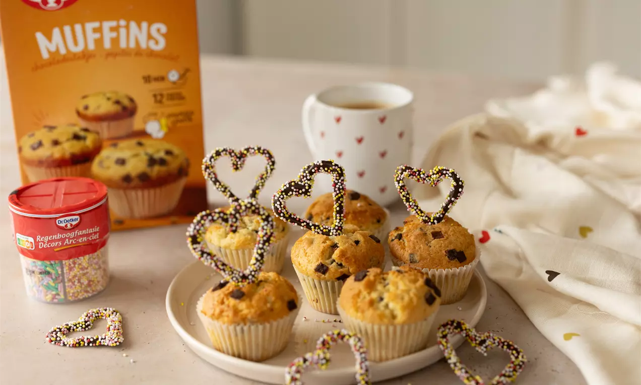 Valentijn muffins
