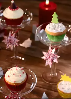 Cupcakes décoration de Noël Recette