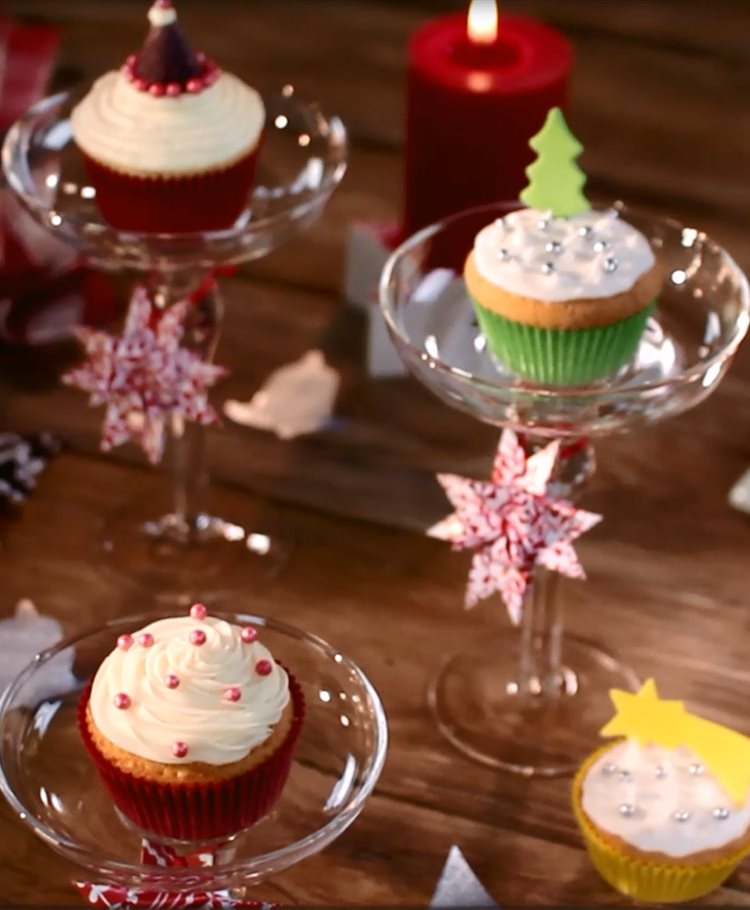 Cupcakes décoration de Noël